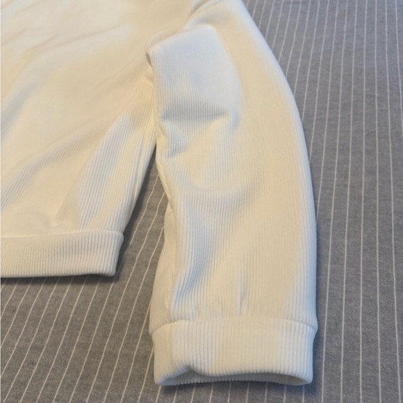 La Vie en Rose Heavy Ribbed Sweatshirt - White - Picture 9 of 10